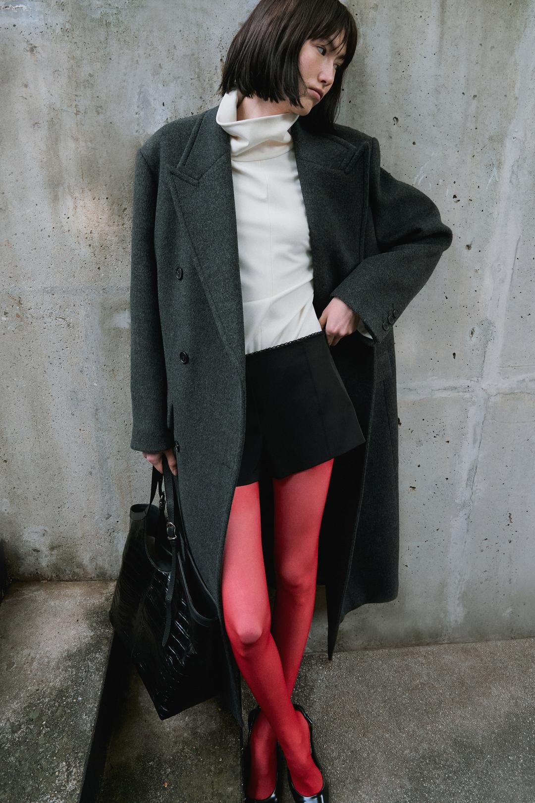 [10/31 예약 배송] Tailored Double-Breasted Long Coat H201-13