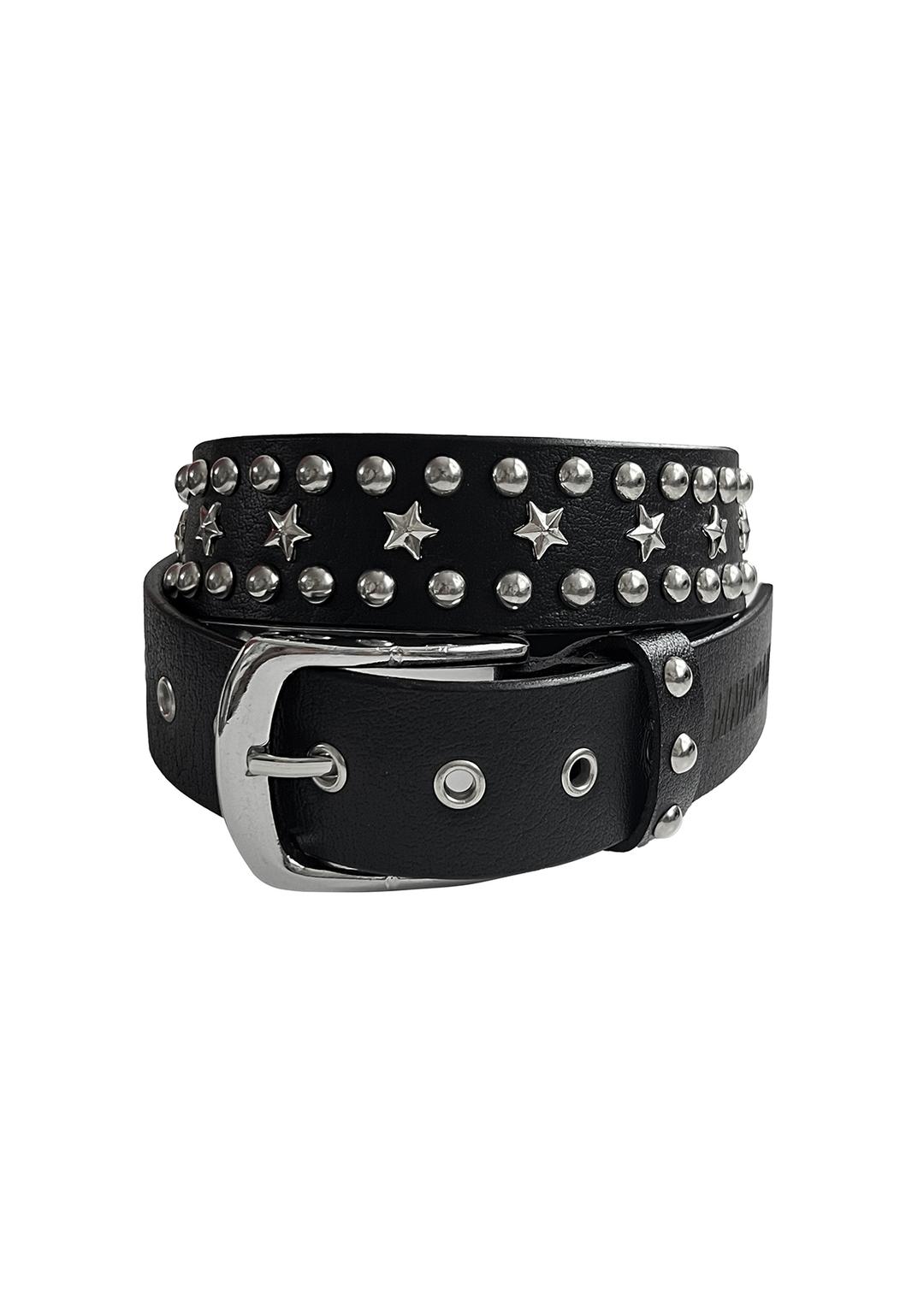 Studded Leather Belt