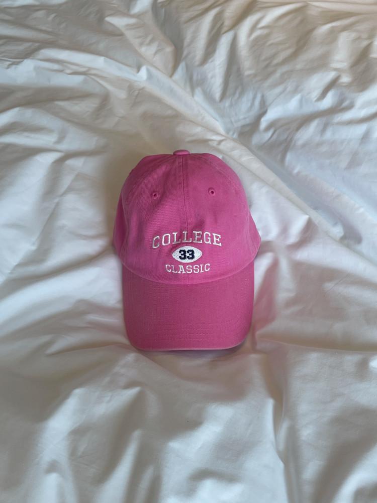 college 33 ball cap(6 colors)