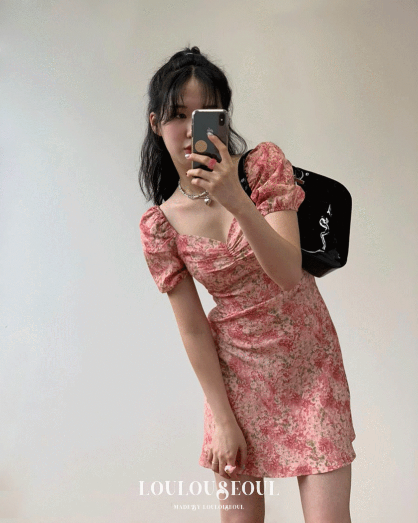 (L/S Collection) Margaret Puff Dress (Mini)_마가렛 퍼프 드레스