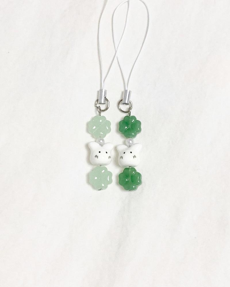행운 가득 토끼 키링 rabbit full of luck keyring