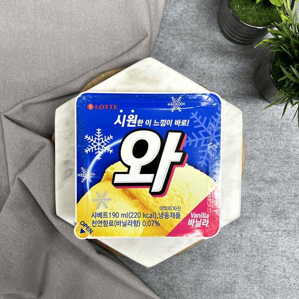 롯데 와바닐라 3개