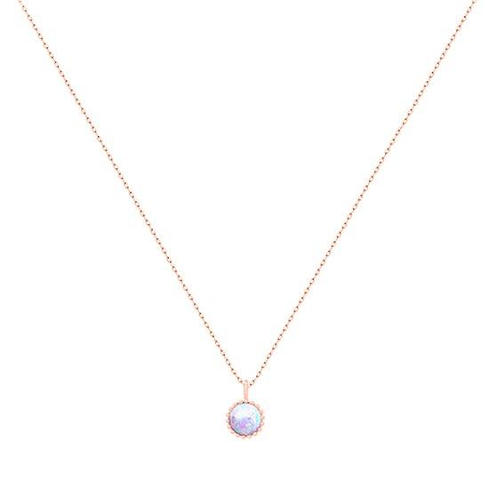 브라이트 오팔 실버 목걸이