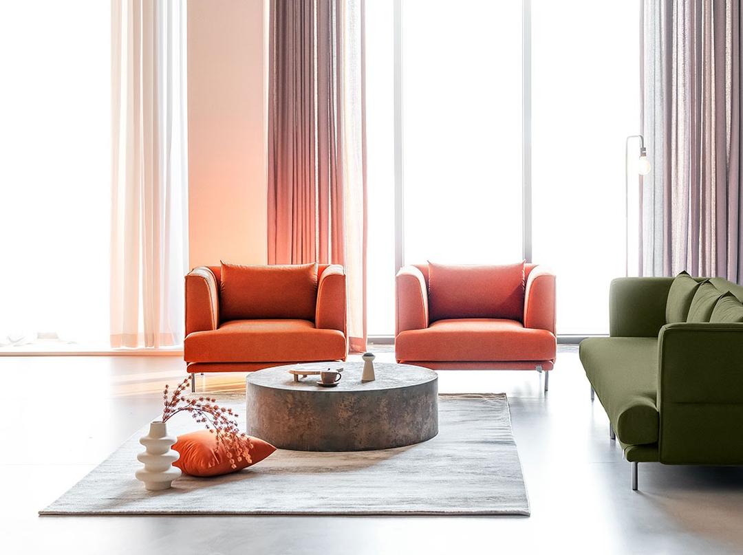 [ 곰비임비 ] 1인용 아쿠아클린 패브릭 소파