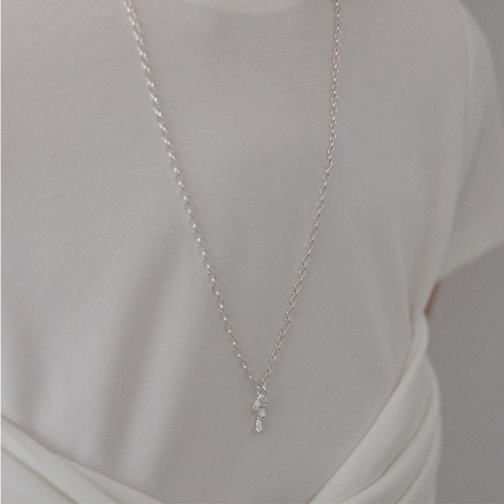 From the Plant Necklace_ Silver