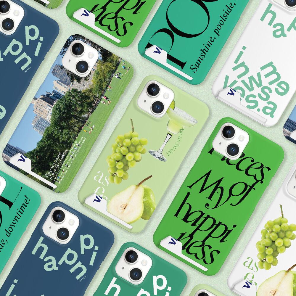 [모음전]peaceful green 디자인 카드수납 폰케이스 모음전