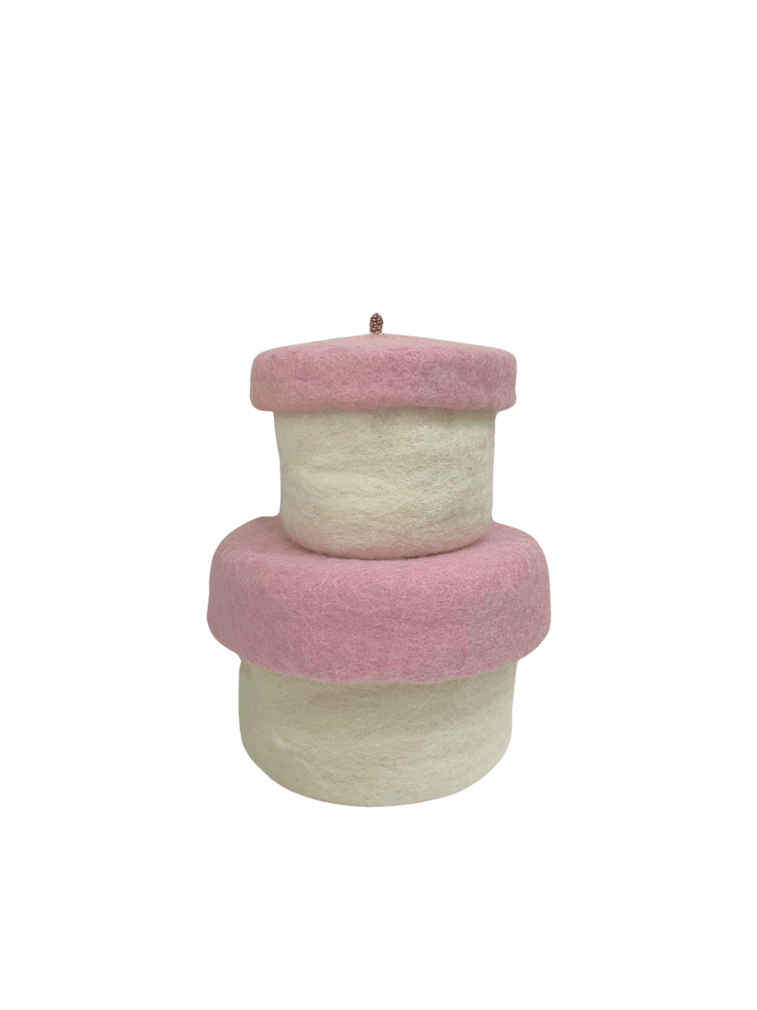 AHIND Sheep Wool Storage-Mini/Large(Baby Pink)