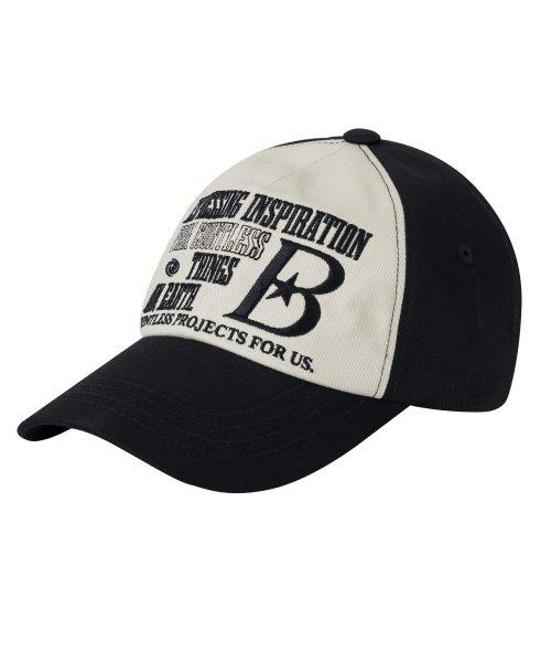 B LOGO 볼캡 [블랙]