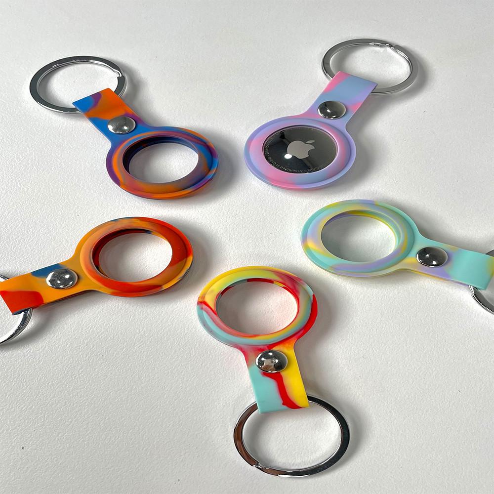 에어태그 케이스 애플 실리콘 마블 보호필름 포함 케이스 세트