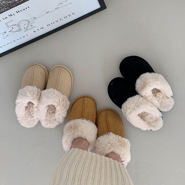 윈터 폭신 어그 털 슬리퍼_프롬디