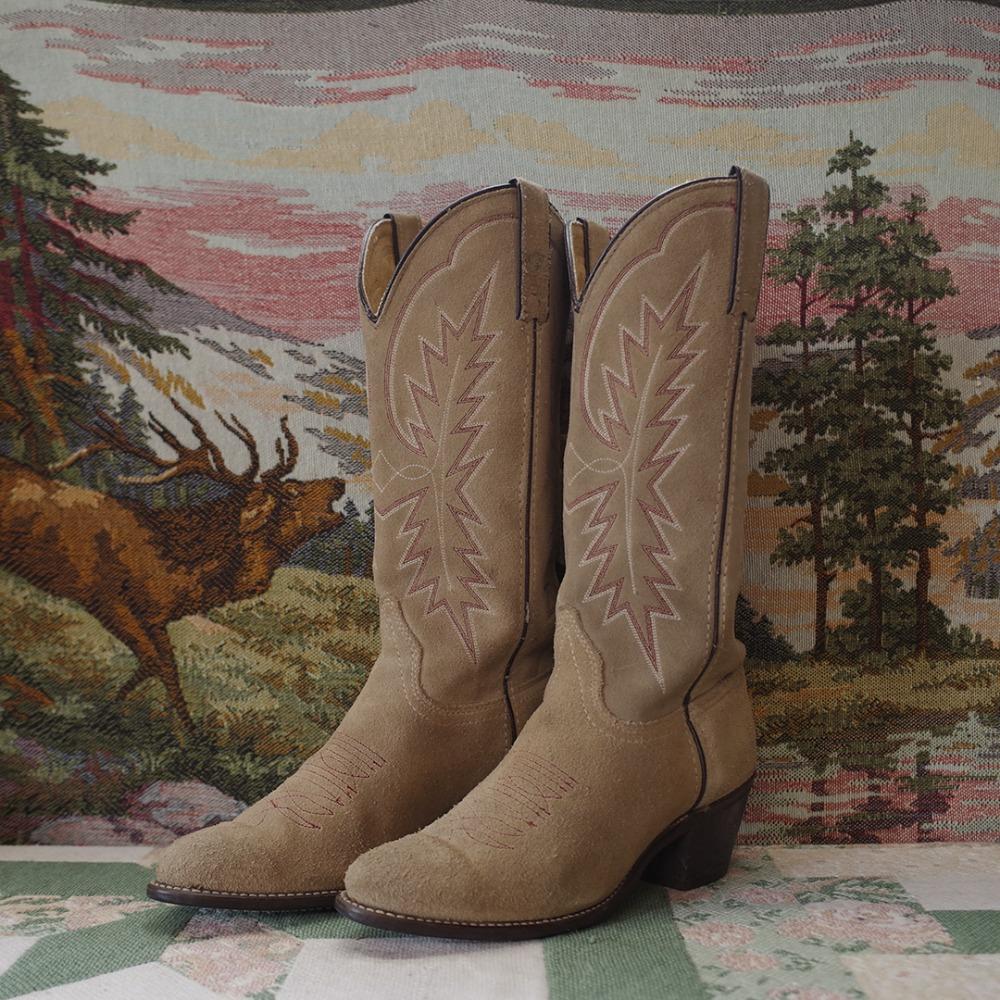 Texas Suede Western Boots (7M)