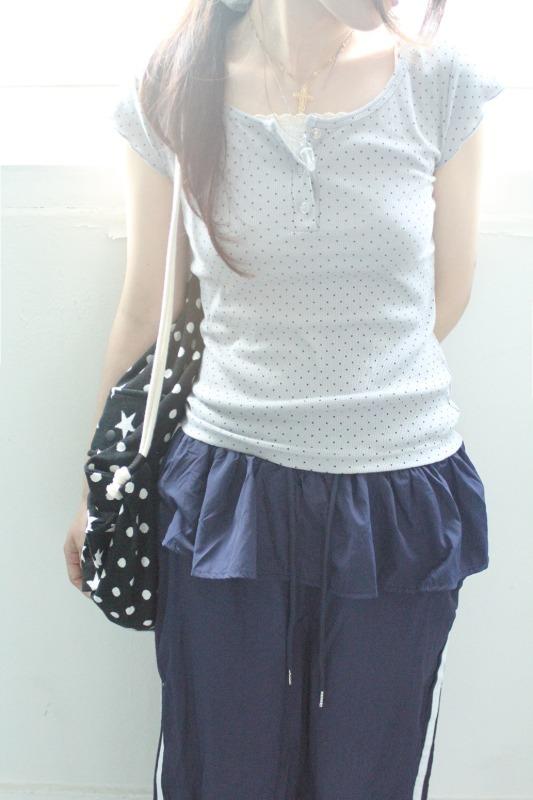 dot snap tee (3color)