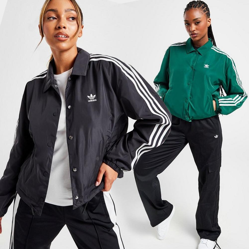 아디다스 오리지날 여성 스트라이프 코치 자켓