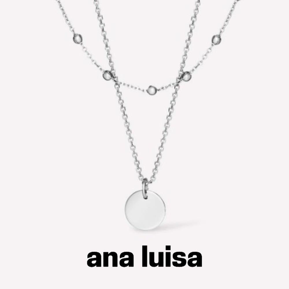안나루이사 윌로우 코인 목걸이 세트 실버 데일리 패션 여성 여자친구 선물