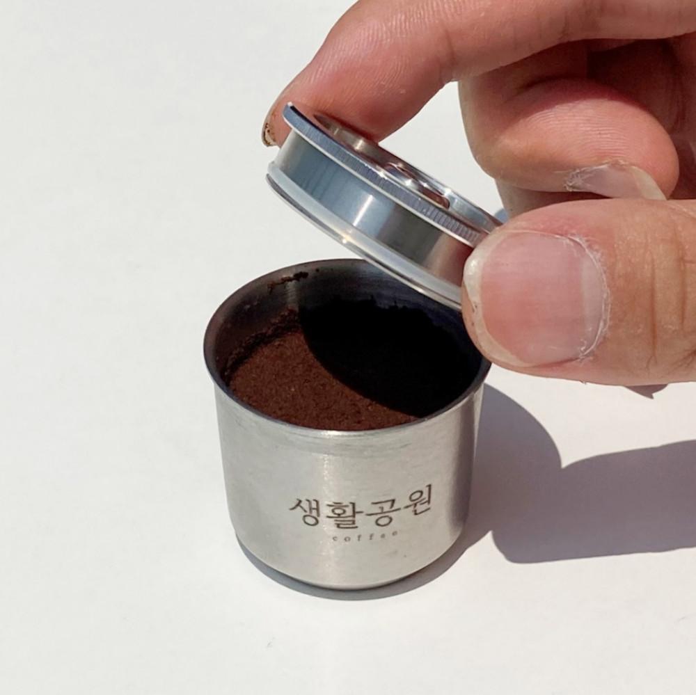 [생활공원 자체제작] 일리 스텐 리필 캡슐 단품 재사용 재활용 반영구