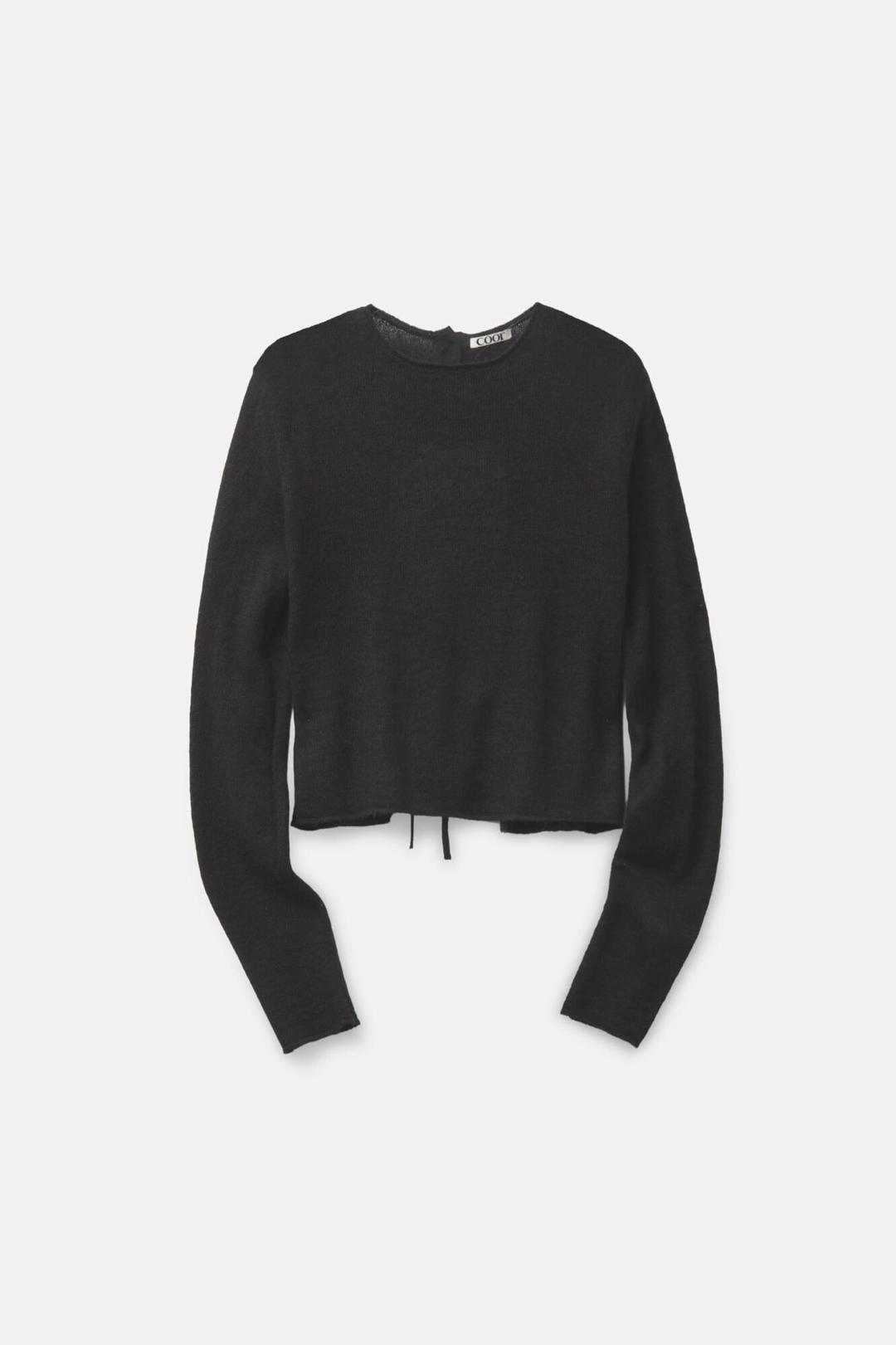 더블 스트랩 니트 (블랙)