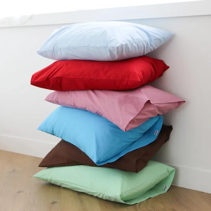 터치감 좋은 60수 고밀도 무지 베개커버 6종 40x60/50x70