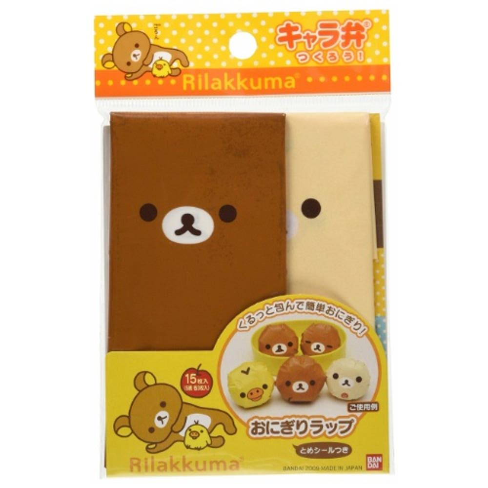 토루네 리락쿠마 주먹밥랩 오니기리 캐릭터 도시락 15개입
