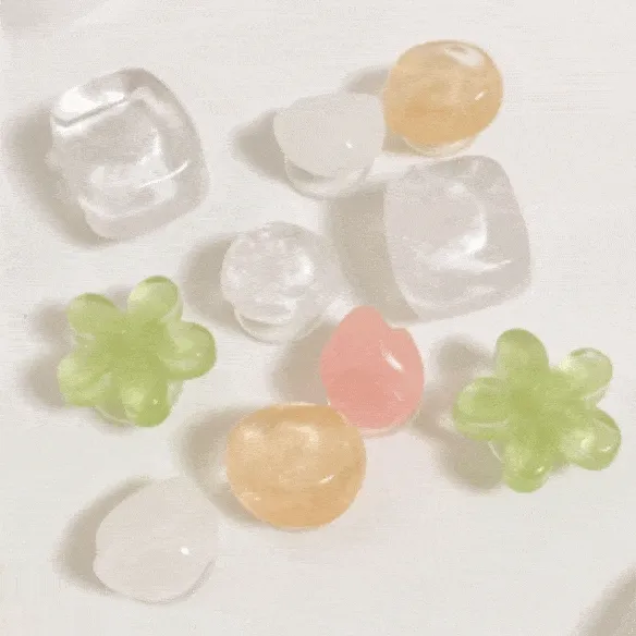 🌼고퀄 실물보장 지비츠set 모음🌼 영롱 조약돌 원석 투명 지비츠 세트