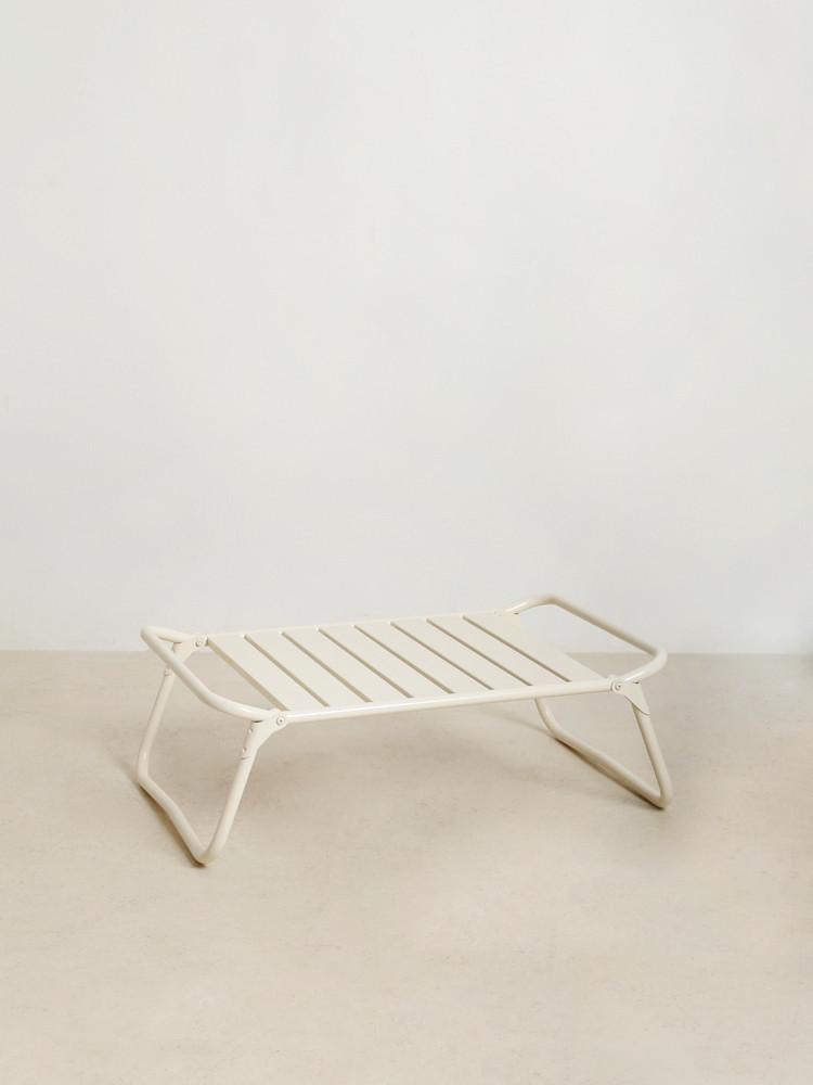 롬버스 스틸 테이블 로우 테라스 가든 카페 폴딩 철재 좌식 캠핑 테이블