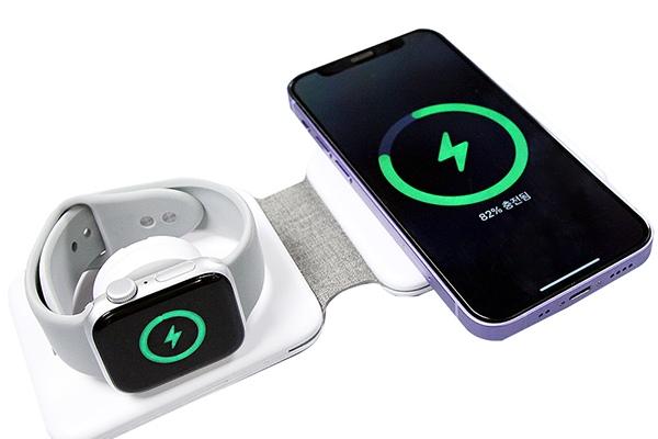 맥세이프 3in1 무선충전기 M10  / 아이폰+애플워치+에어팟프로 동시충전