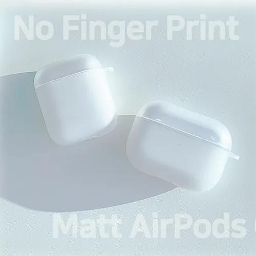 (당일출고) (1+1+1 SET) 반투명 매트 슬림 에어팟케이스 (에어팟1/2세대,에어팟프로,에어팟프로2,에어팟3)