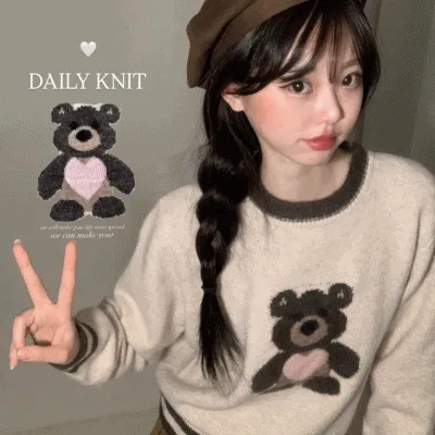 포근포근~, 베어 러브 쿠키knit -3col