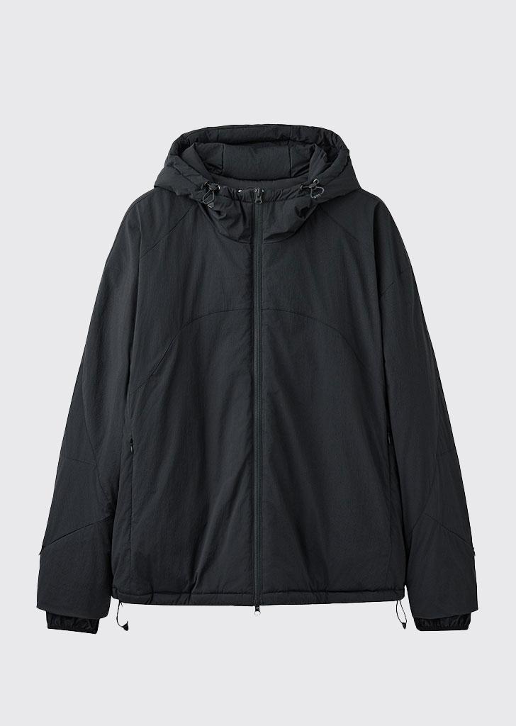 Light shell padded jacket  Black