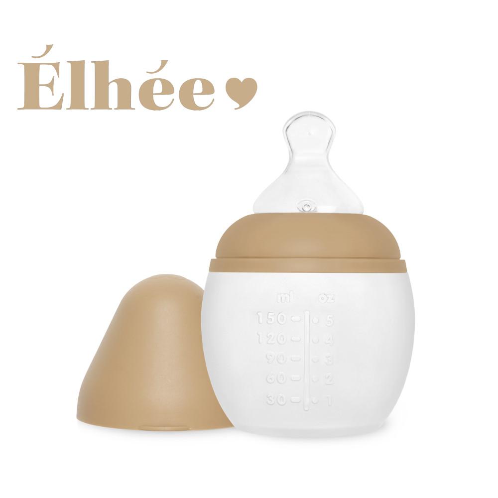 Elhee 프랑스 프리미엄 엘리 실리콘젖병 150ml(Oats)+M꼭지(배앓이 젖병)