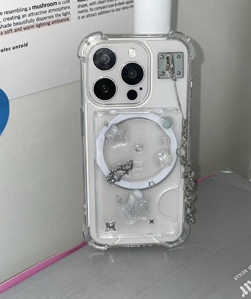 planet ver  레진 맥세이프 카드 지갑 키링