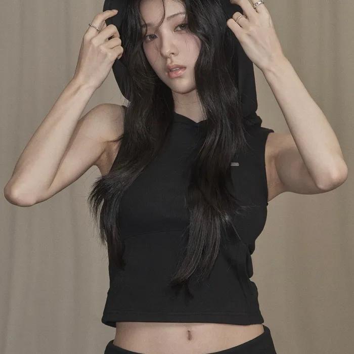 Vintage Hood Sleeveless (black)