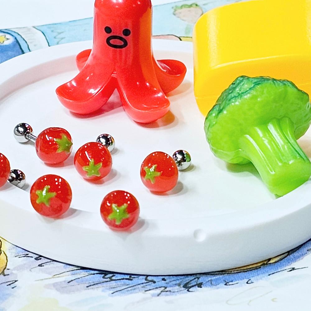 핸드메이드 데굴데굴 토마토 피어싱