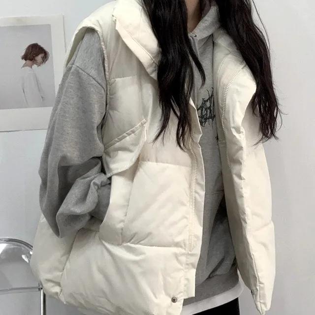 [인기추천!] 퍼블릭 오버 패딩 조끼 (2color)