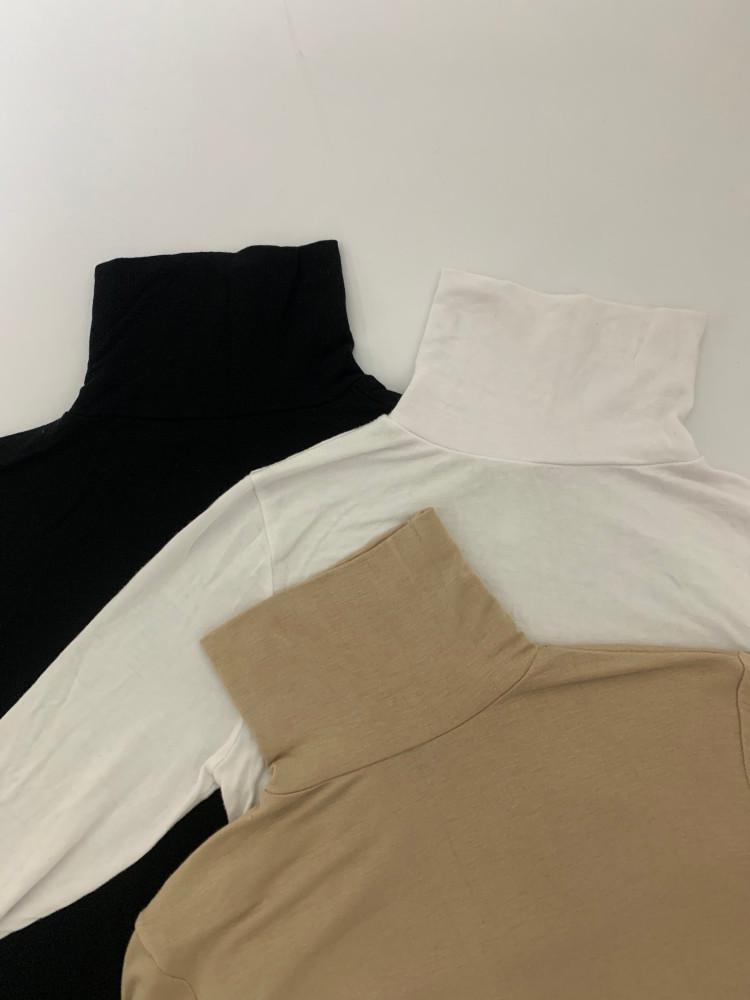 베이직 목폴라 티셔츠 고탄력 임부복 임산부