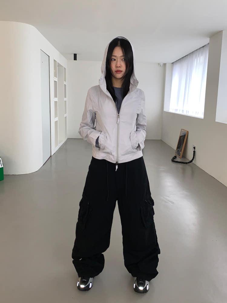 (3 color) 써클 윈드 후드 점퍼 Circle Wind Hooded Jumper