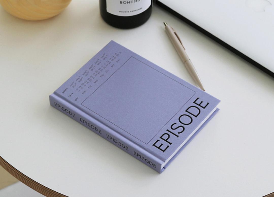 hard cover episode diary_L.purple