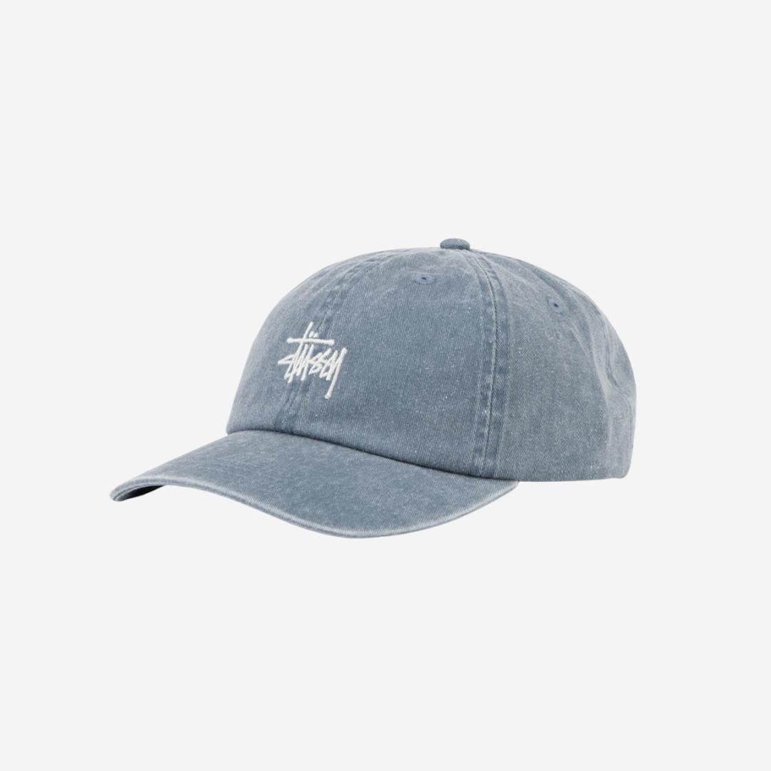 Stussy Washed Stock Low Pro Cap Laguna Blue
