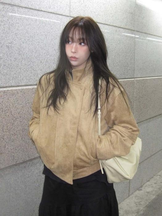 스웨이드 봄버 자켓 PS2WZ382