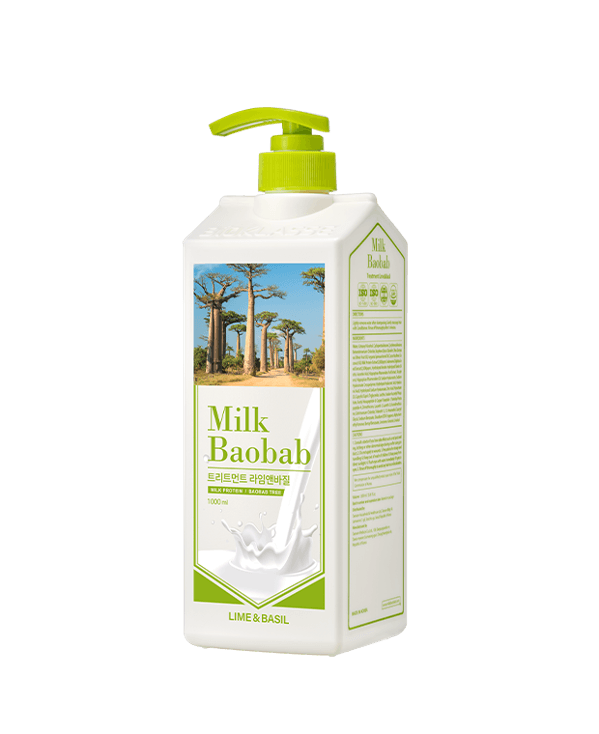 밀크바오밥 오리지널 트리트먼트 라임앤바질 1000ml