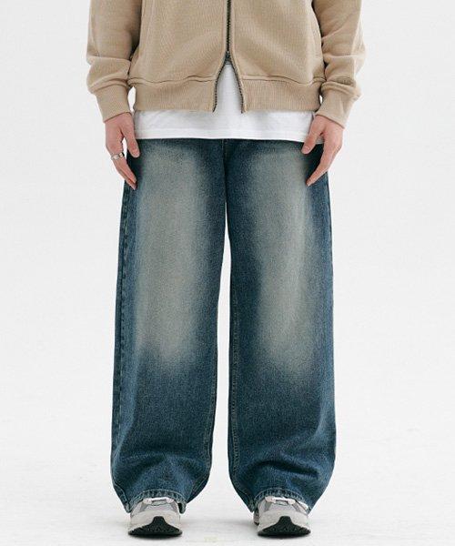 HT8717 웨어에버 와이드 데님 (MID BRUSH)