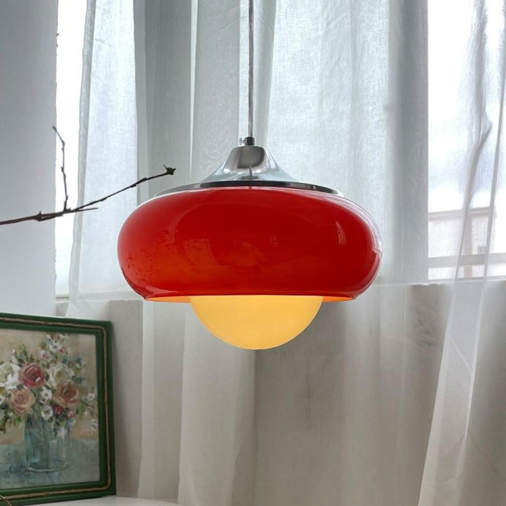 Guzzini Pendant 구찌니 펜던트 미드센츄리 조명 레드