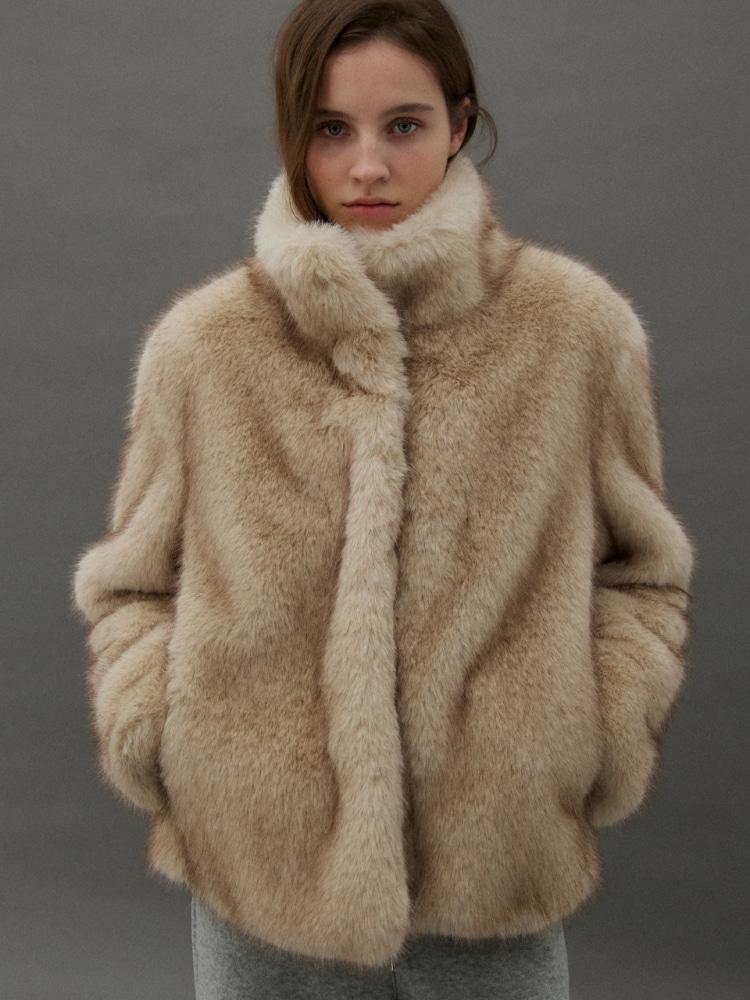 FOG FUR JACKET - ASH