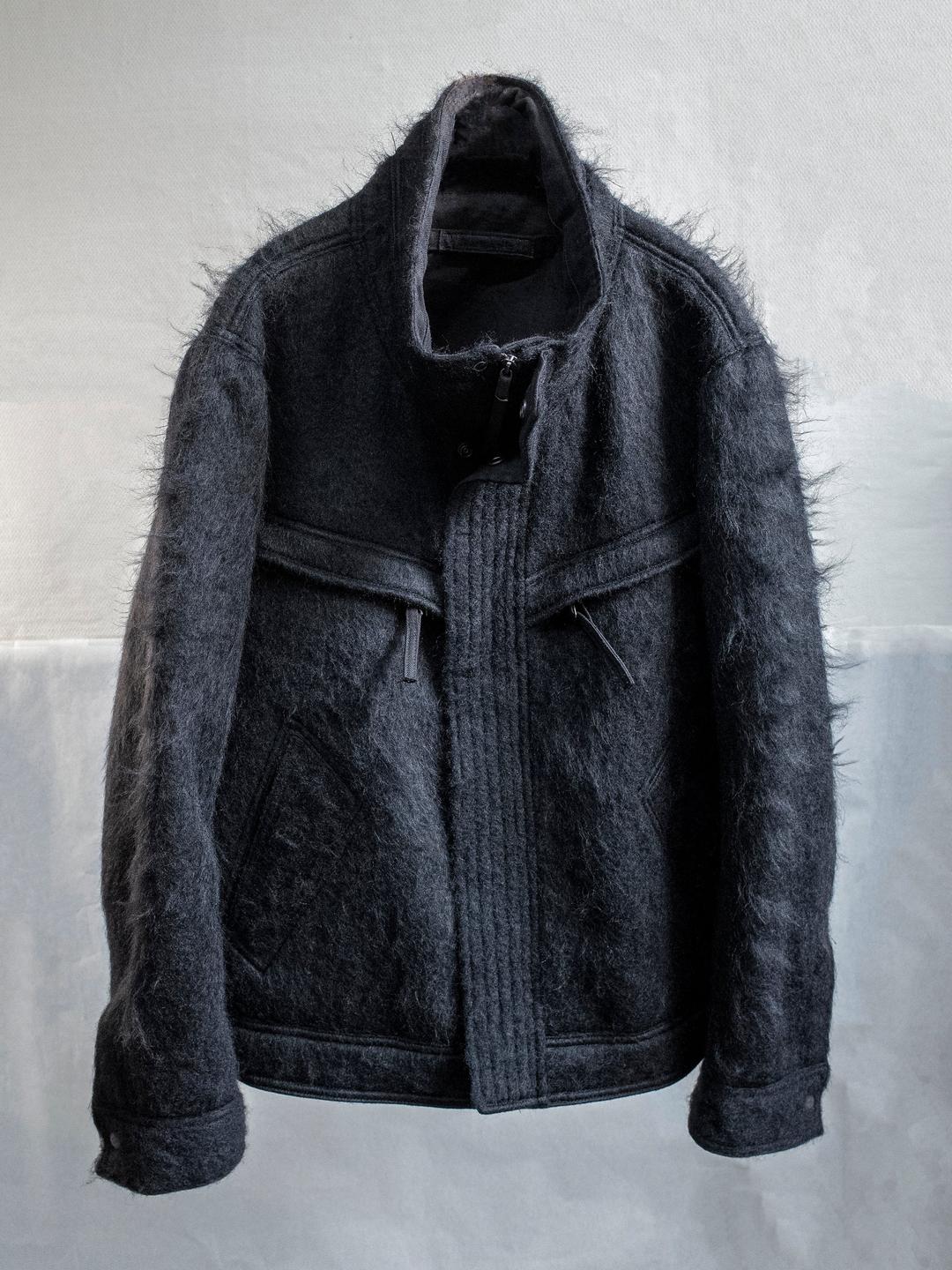 mohair jacket / black
