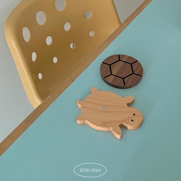 거북이 우드 티코스터