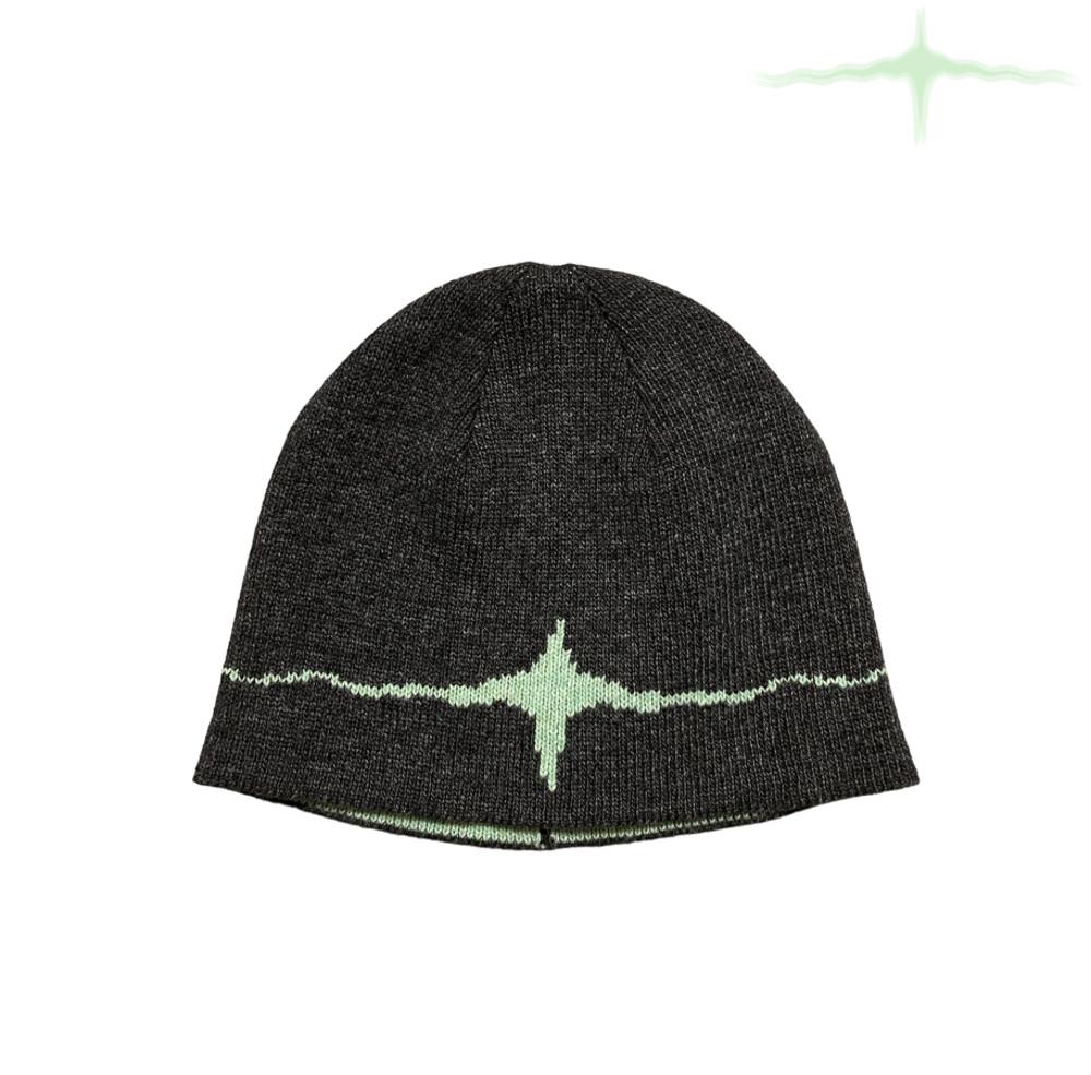 [녹영] 로고 초원 울 비니 logo grassland wool beanie