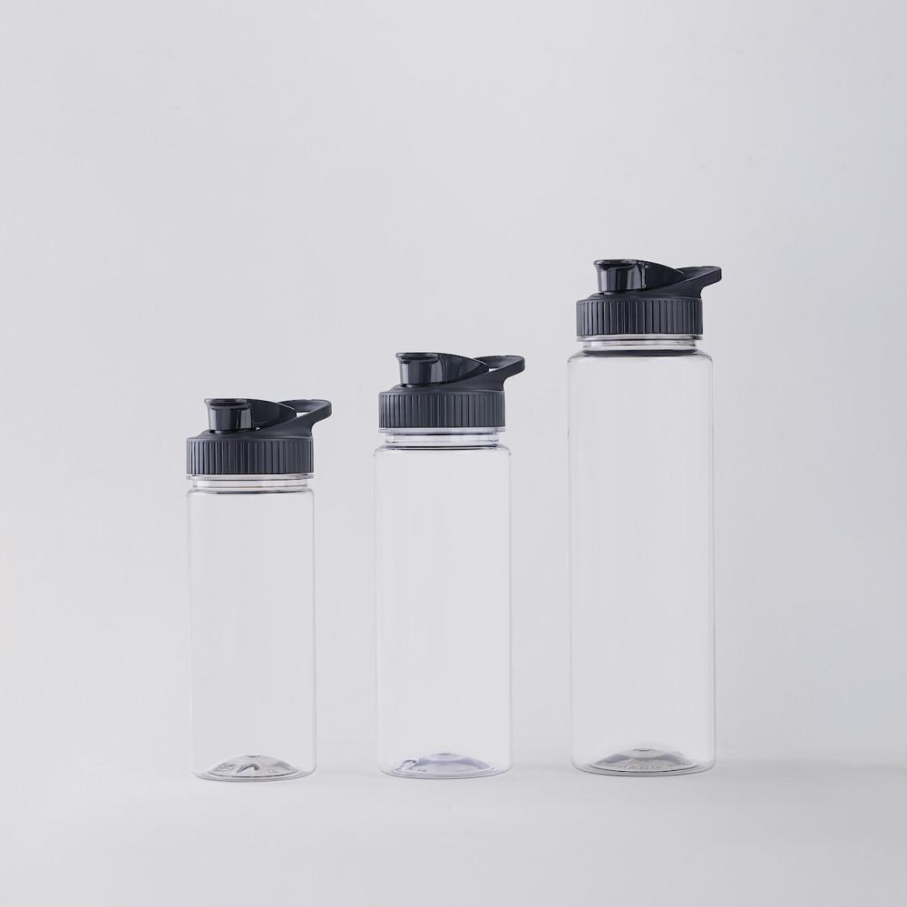 [무인양품] 재생 PET 냉수전용 보틀 물병 물통 블랙 3 SIZE  (500/700/1000ml)