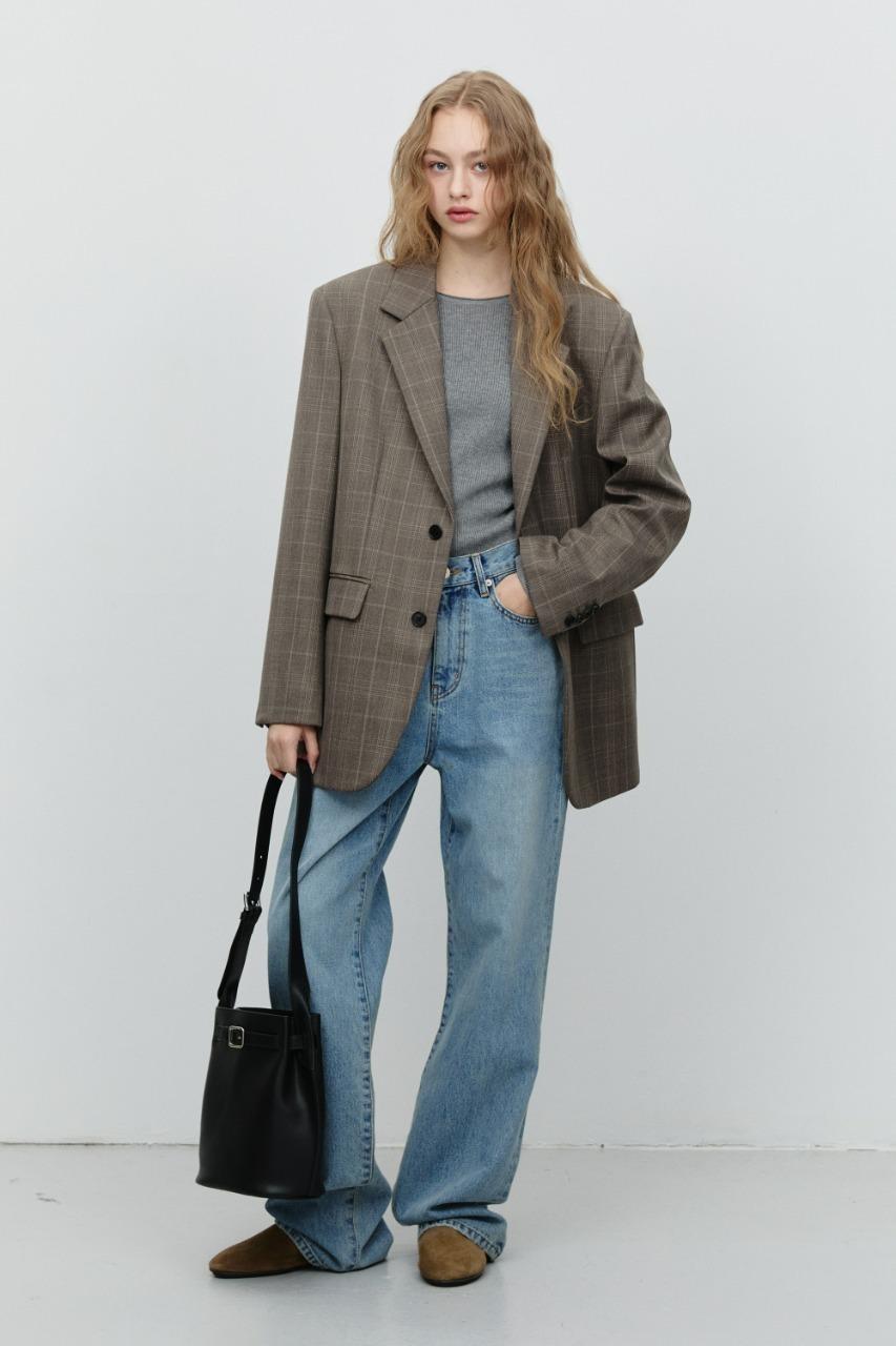 90S WIDE LEG NEW JEANS LIGHT BLUE