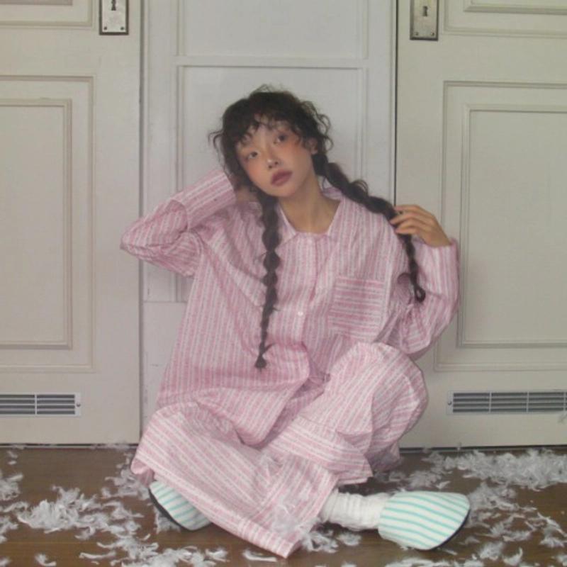 엠엠오엠(mmom) - Vintage Flower Shirt