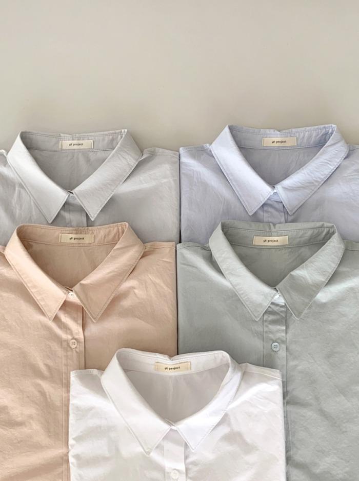 [98project]/7천장돌파] 프리미엄 클린 반팔 셔츠 - 5 color