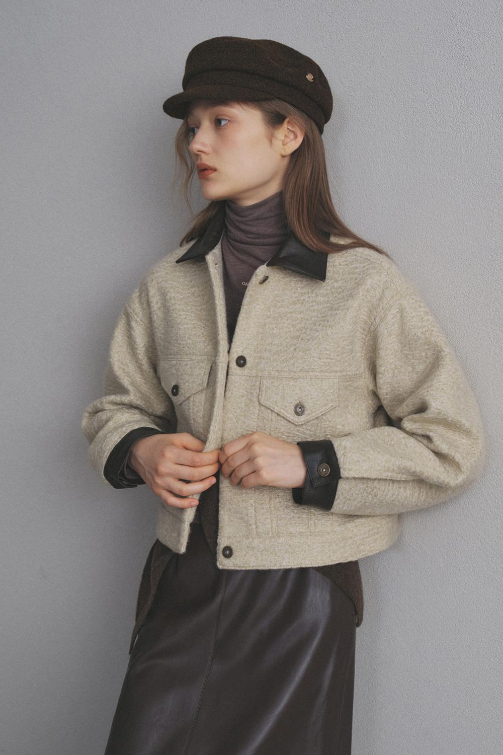 라나 트러커 자켓_Melow Cream